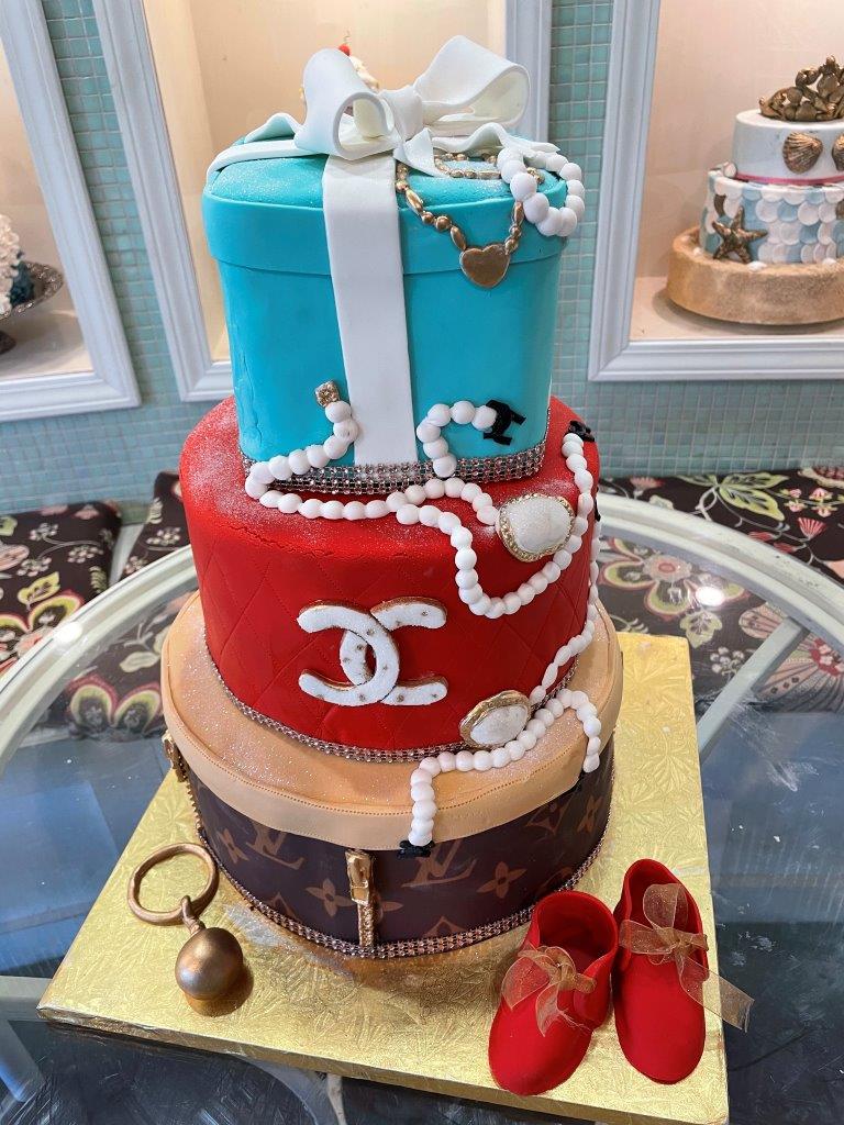 Tiffani, Chanel and Louis Vuitton Cake